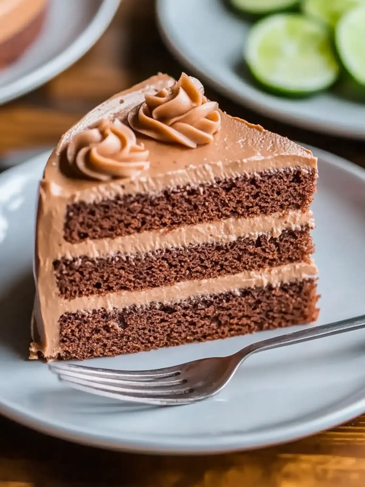 Einfache Schokoladenmousse-Torte