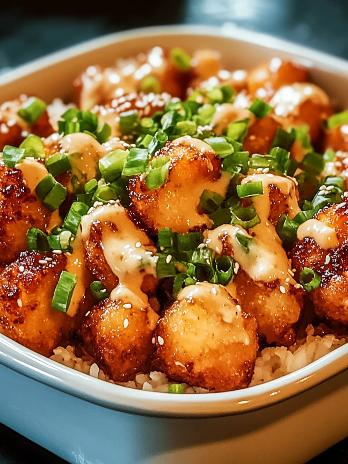 Bang Bang Hühnchen Auflauf