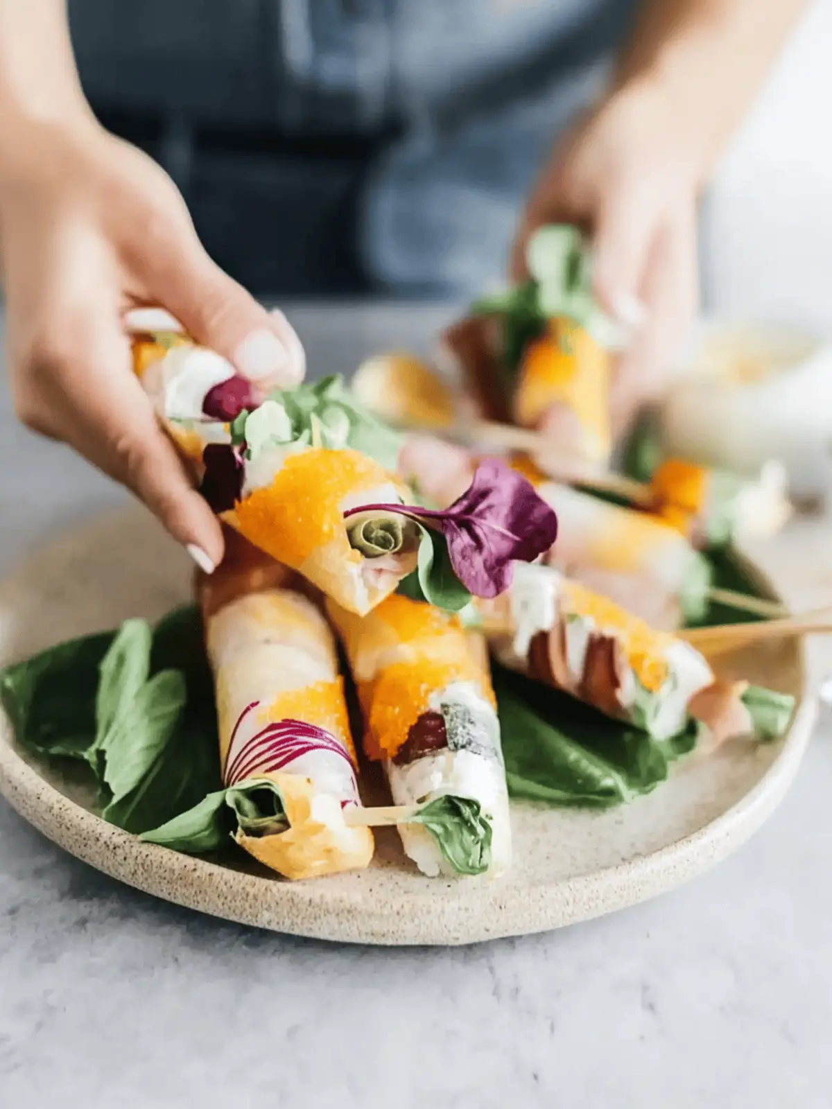 Vegane Herbstrollen mit Kürbis