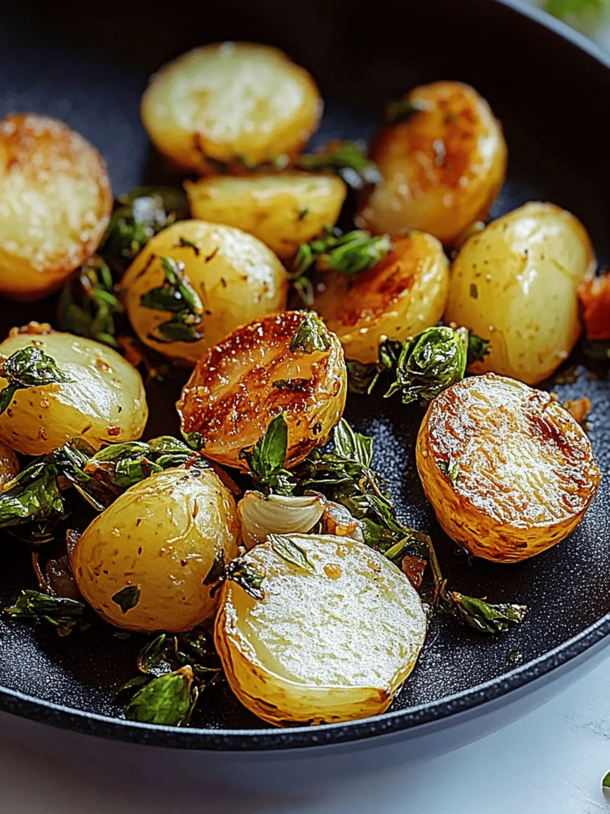 Rosenkohl und Kartoffelpfanne