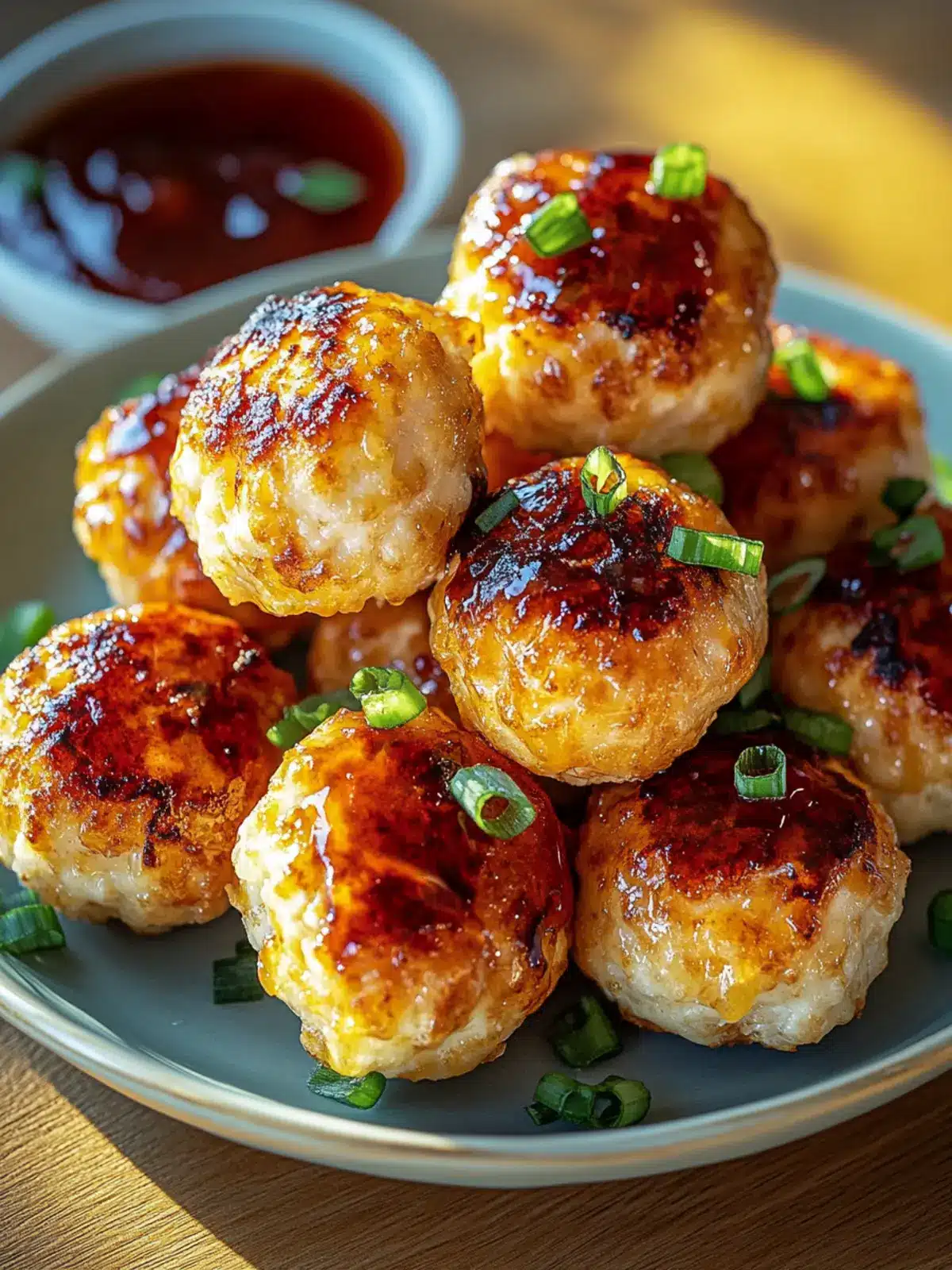 Luftfritteuse Feuerwerks-Hühnchen Fleischbällchen