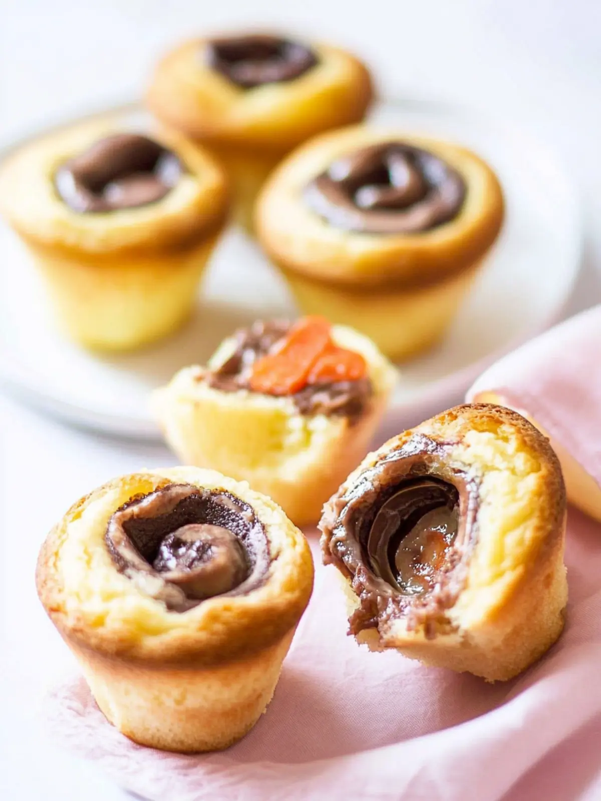 Nutella-Äpfel-Muffins