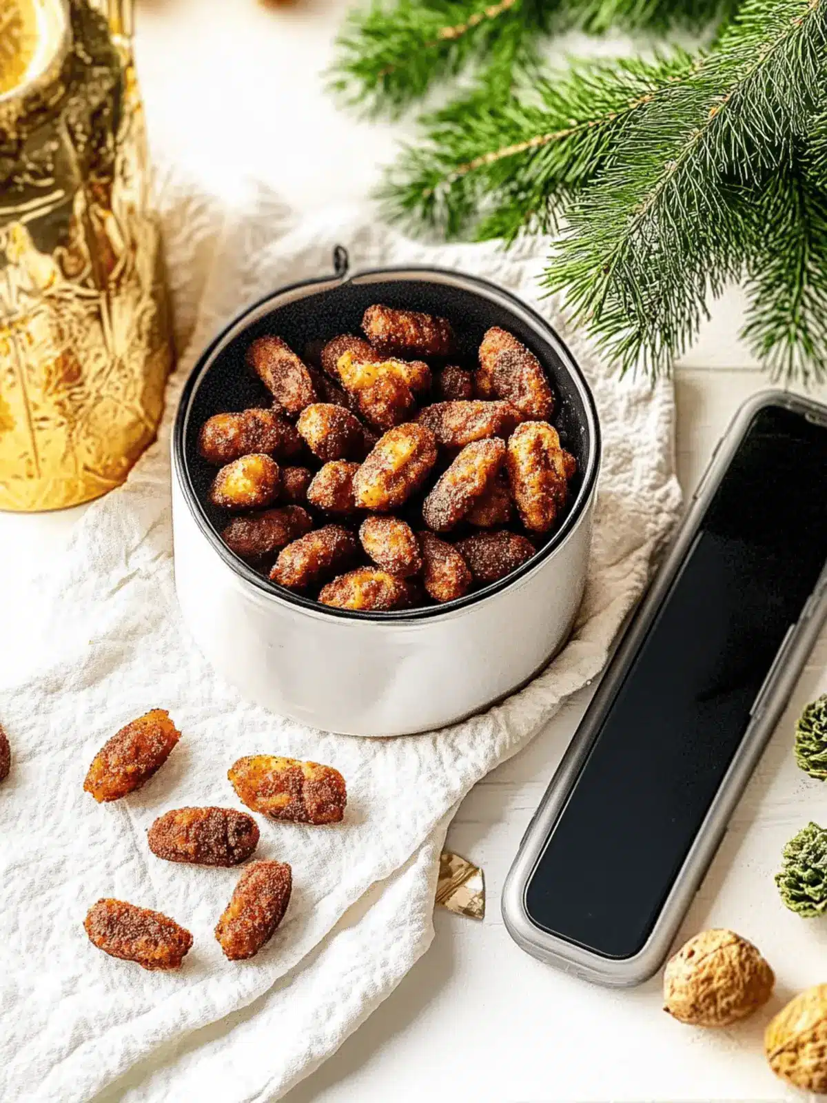 Geröstete Mandeln aus der Heißluftfritteuse