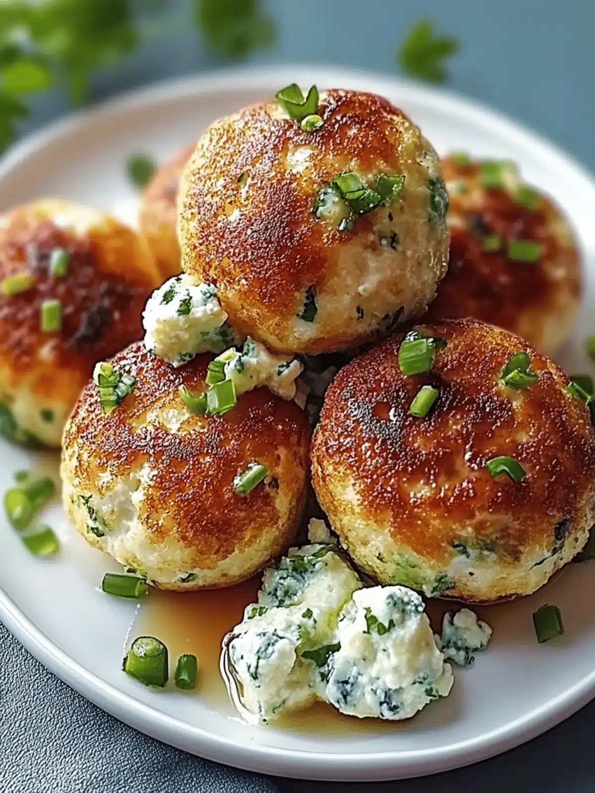 Crispy Zucchini-Feta-Balls from the oven