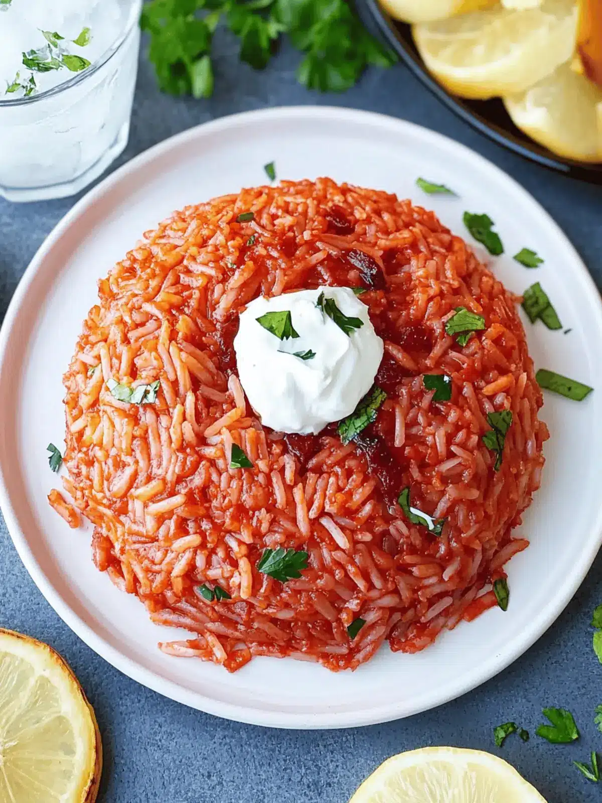 griechischer Tomatenreis