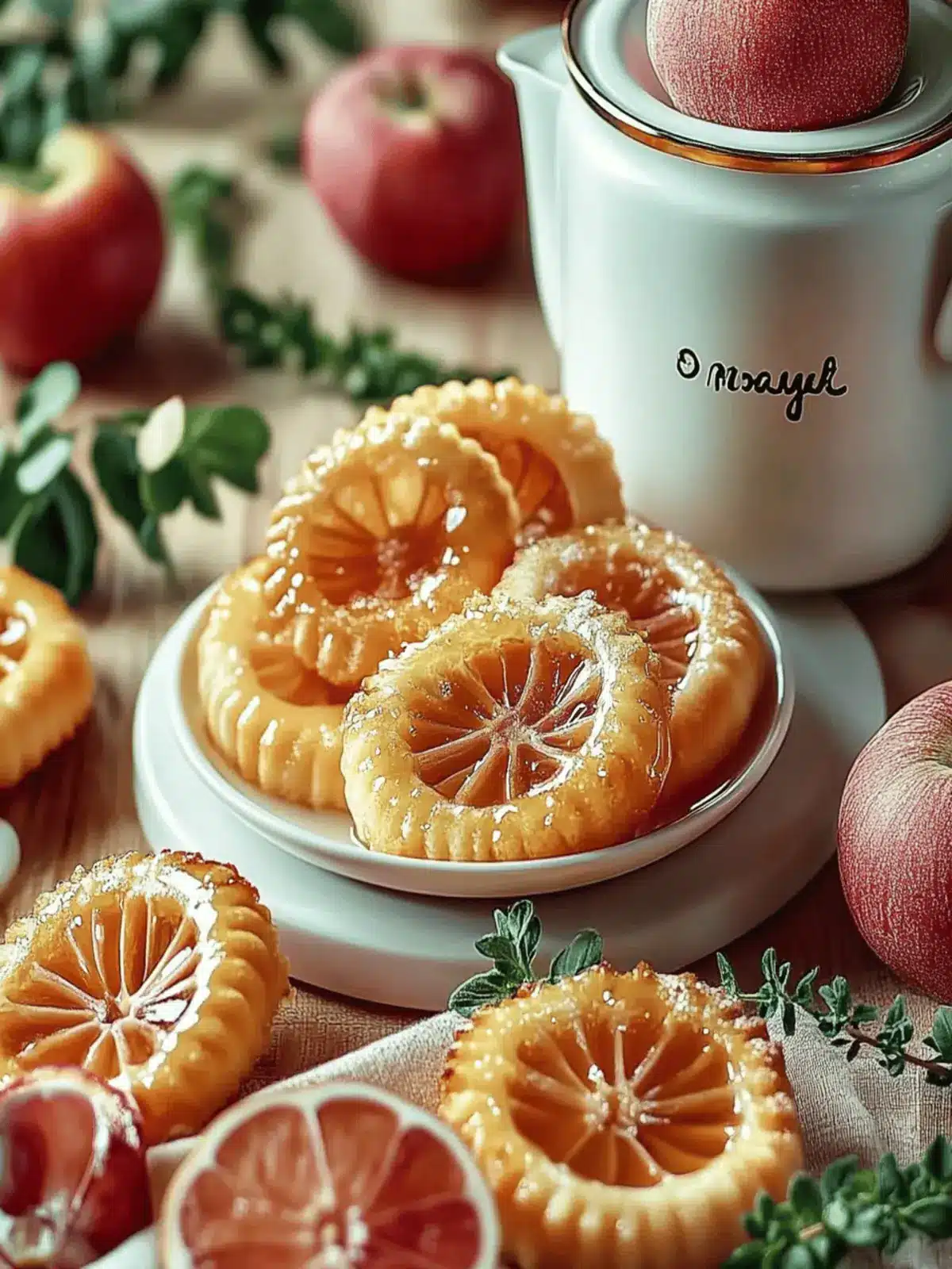 Airfryer Apfelringe mit Zimt