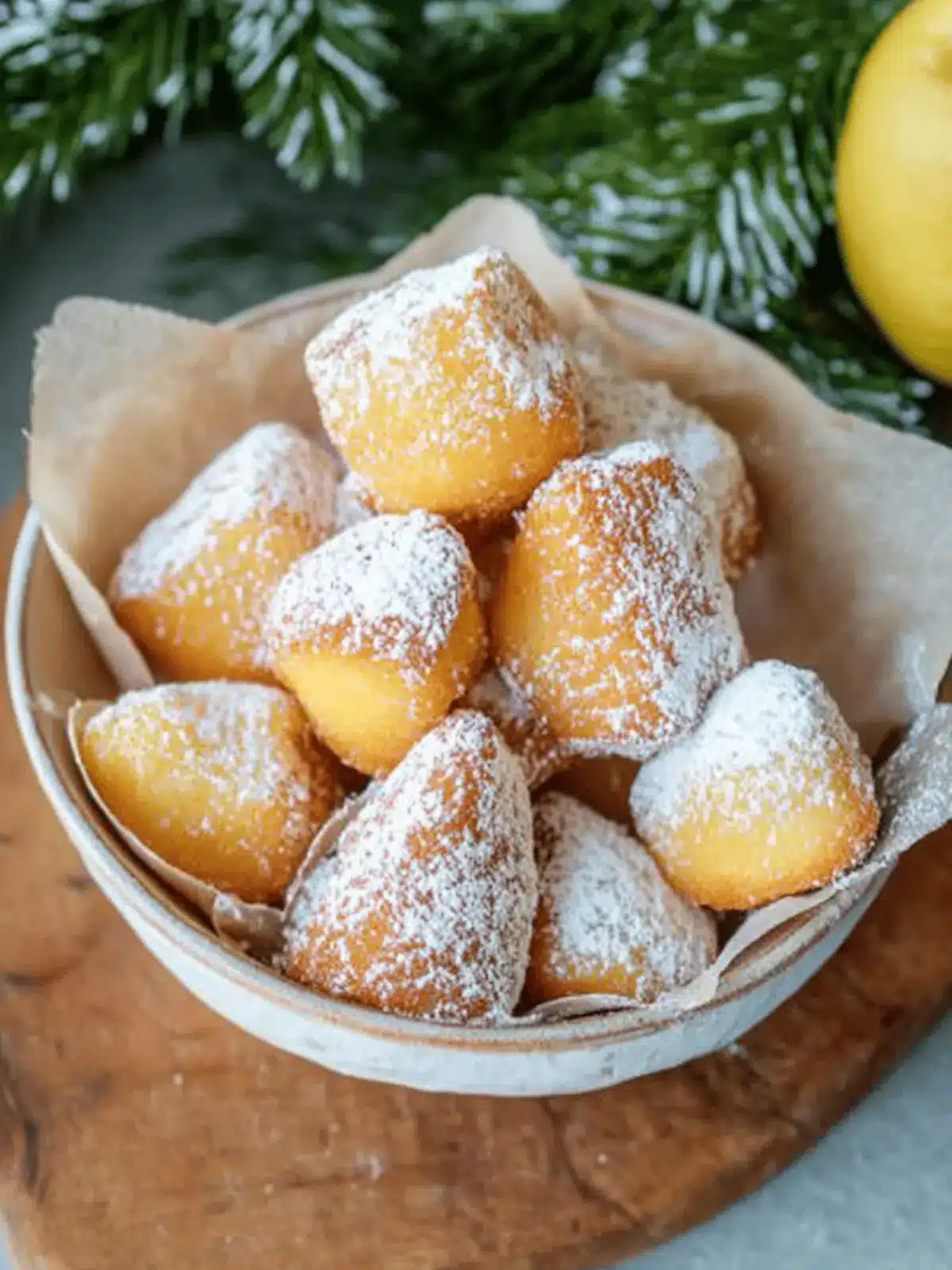 Teigkuchen wie man ihn auf dem Weihnachtsmarkt bekommt