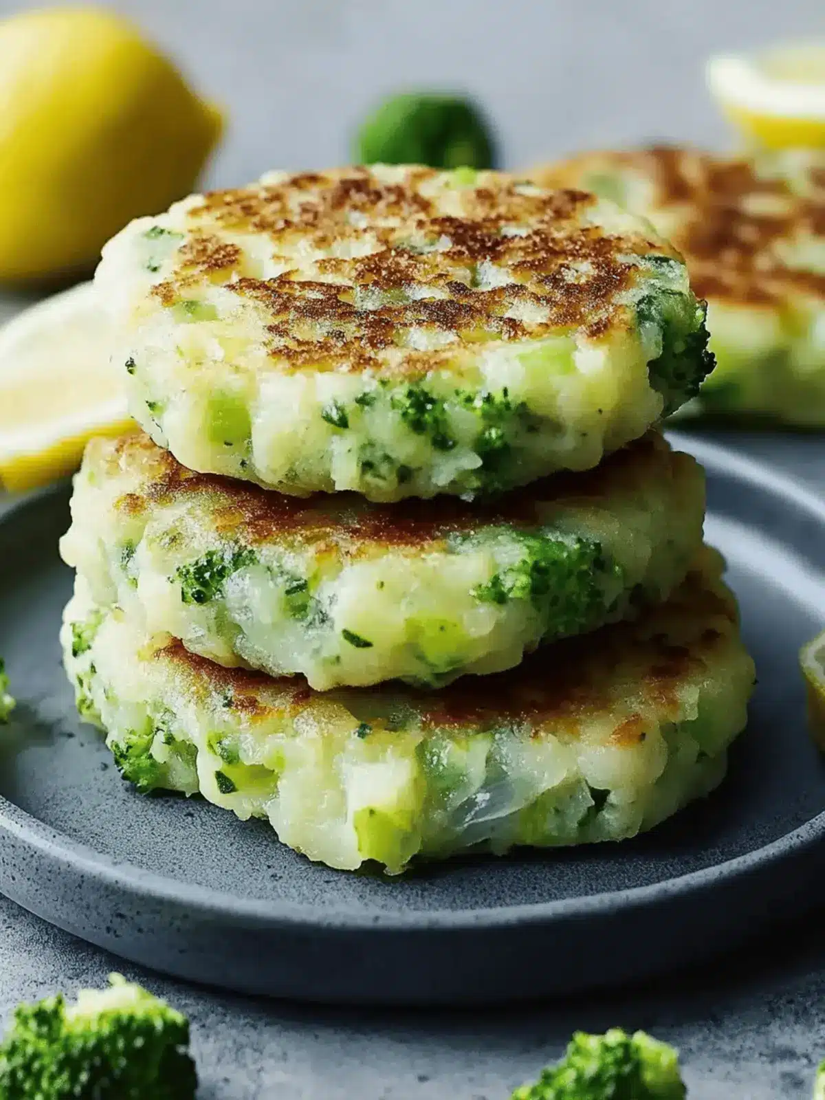 Vegane Brokkoli-Puffer