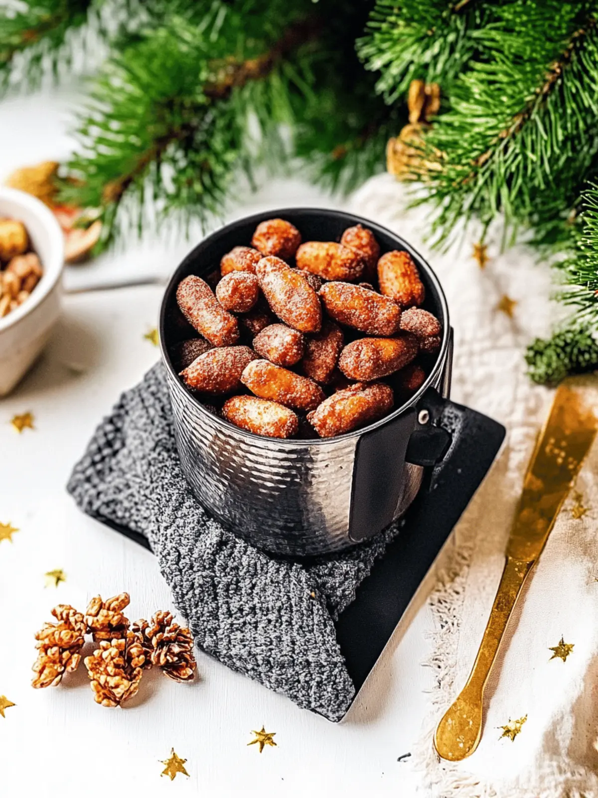 Geröstete Mandeln aus der Heißluftfritteuse