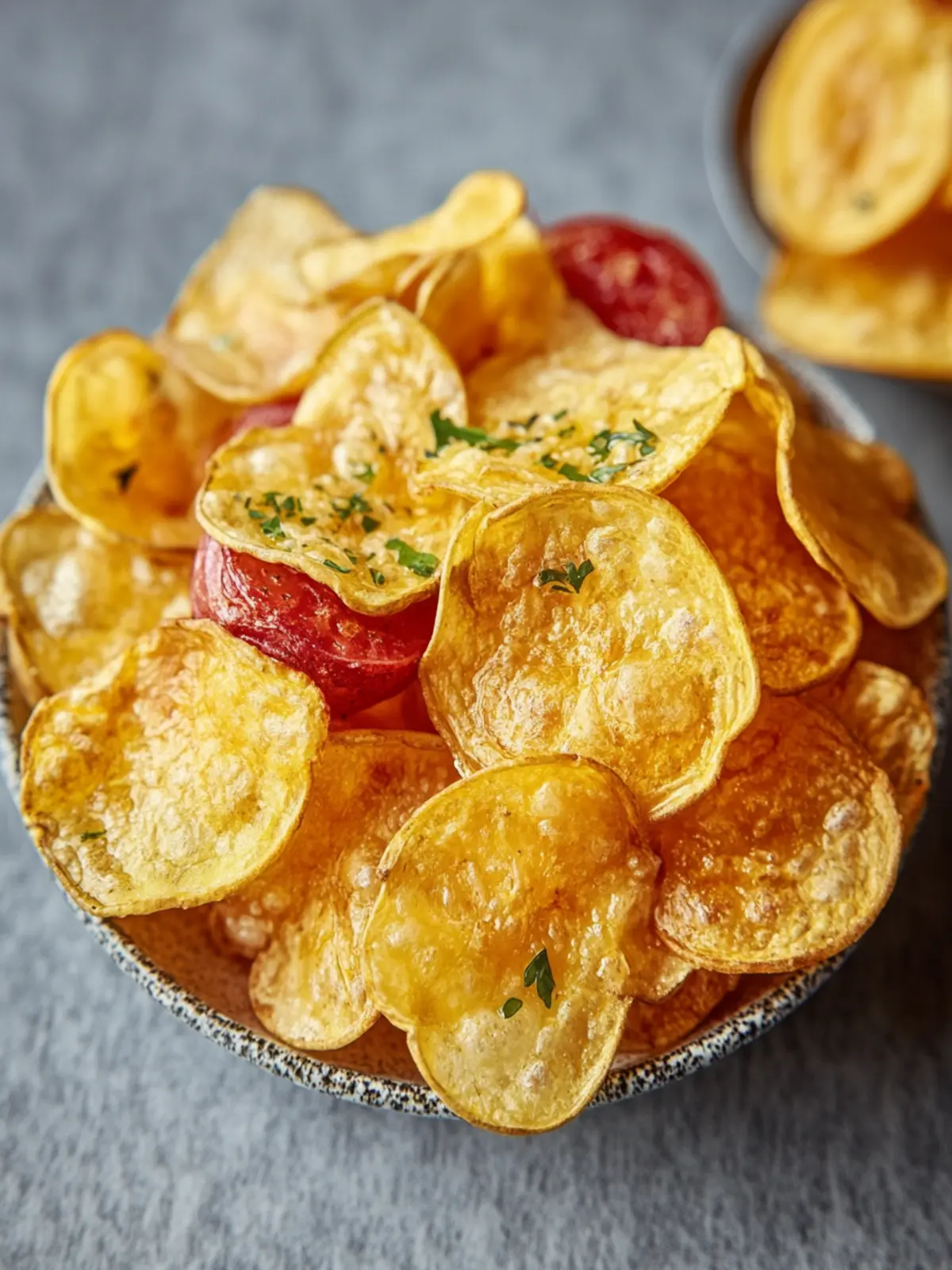Kartoffelchips aus der Heißluftfritteuse