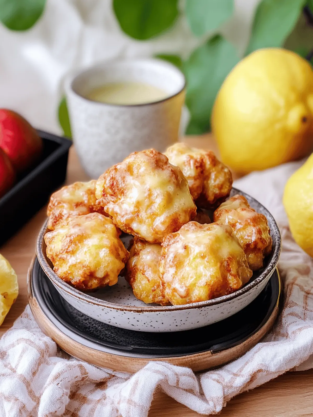 Apfelküchle aus der Heißluftfritteuse