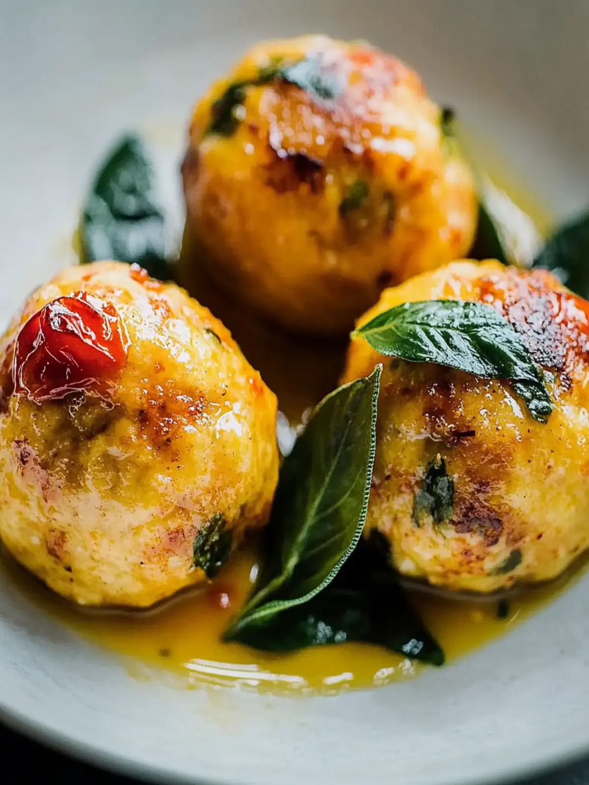 Kürbisknödel mit Salbeibutter