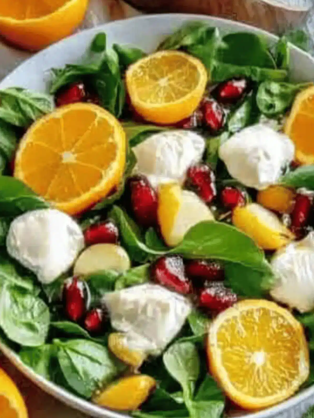 Winter-Salat mit Orangen