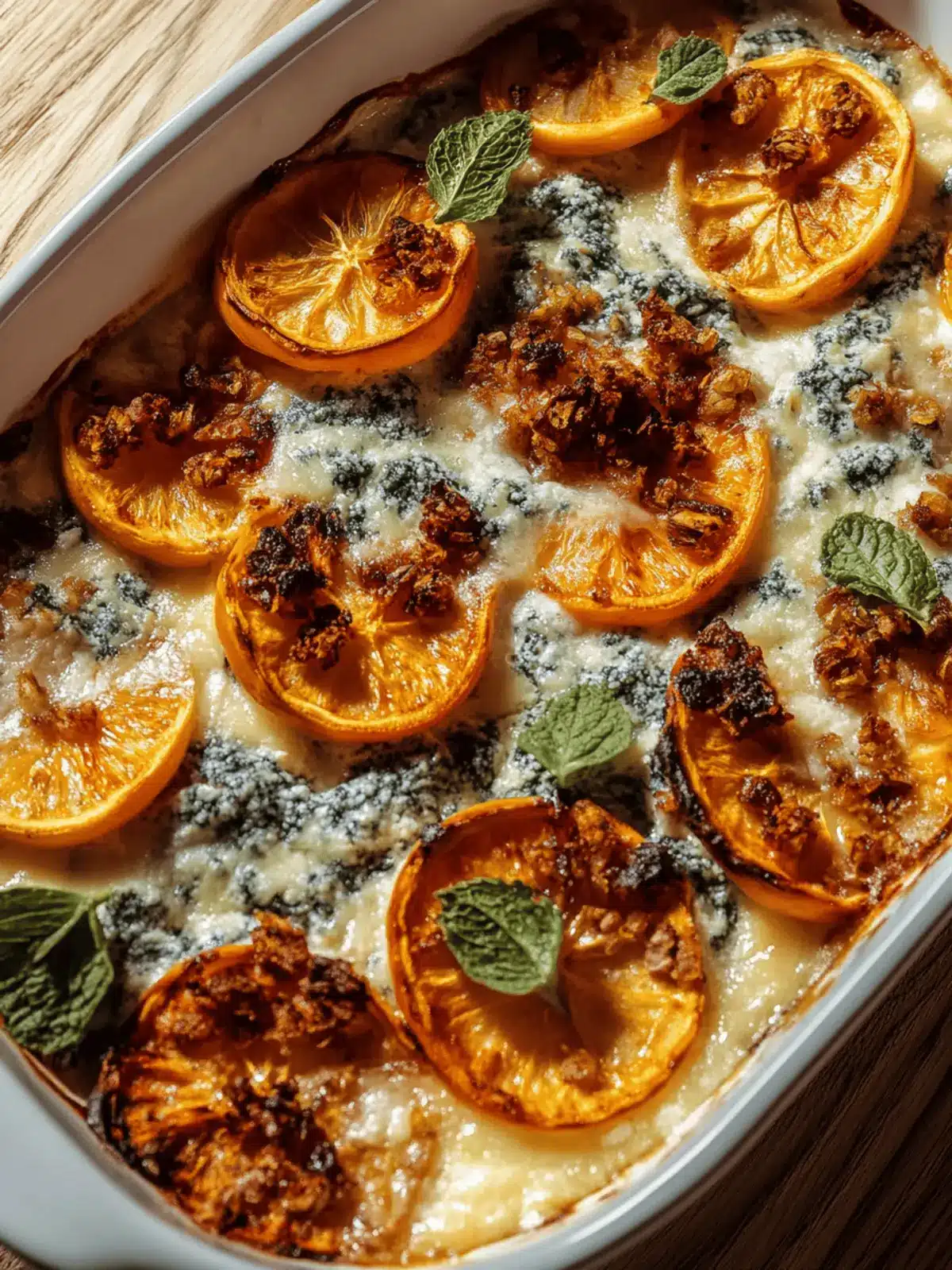 Süßkartoffelgratin mit Feta