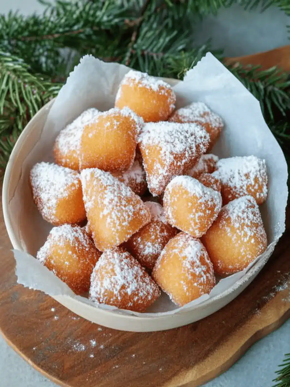 Teigkuchen wie man ihn auf dem Weihnachtsmarkt bekommt