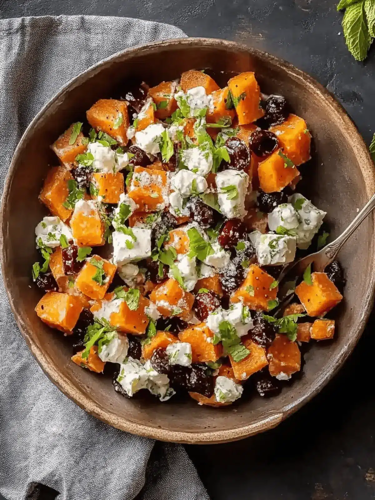 Mexikanischer Süßkartoffelsalat