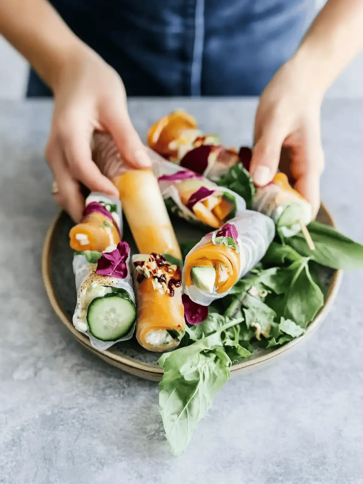 Vegane Herbstrollen mit Kürbis