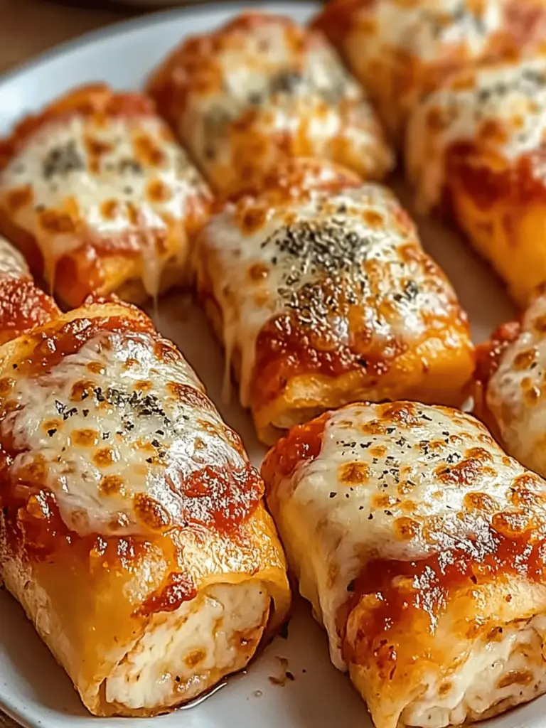 Luftfritteuse Pizza-Röllchen für den perfekten Snack