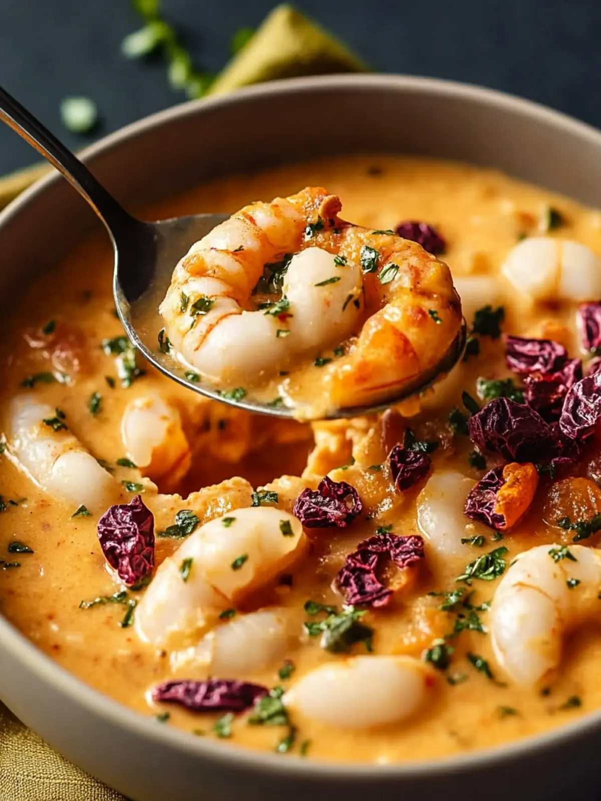 Cremige Tomaten- und Bohnenspfanne