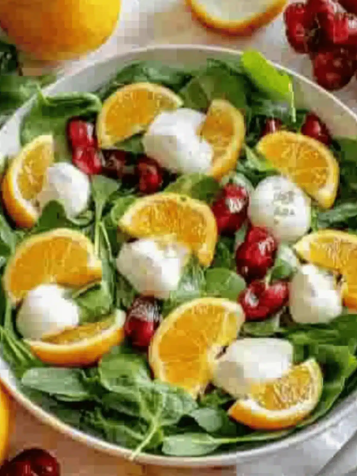 Winter-Salat mit Orangen