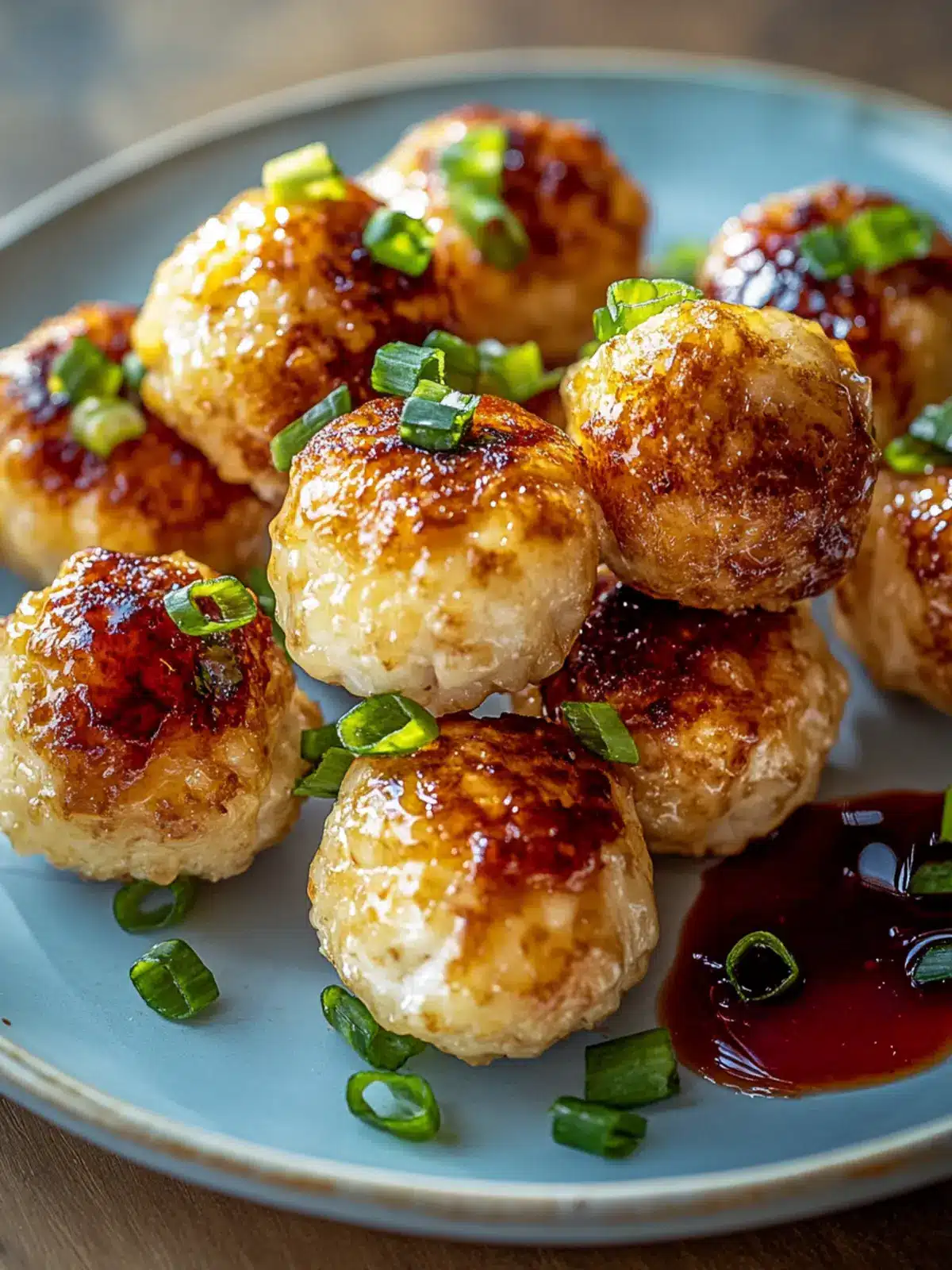 Luftfritteuse Feuerwerks-Hühnchen Fleischbällchen