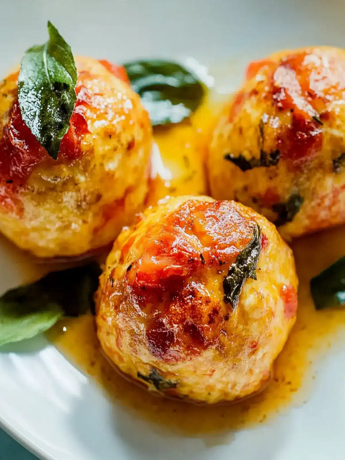 Kürbisknödel mit Salbeibutter