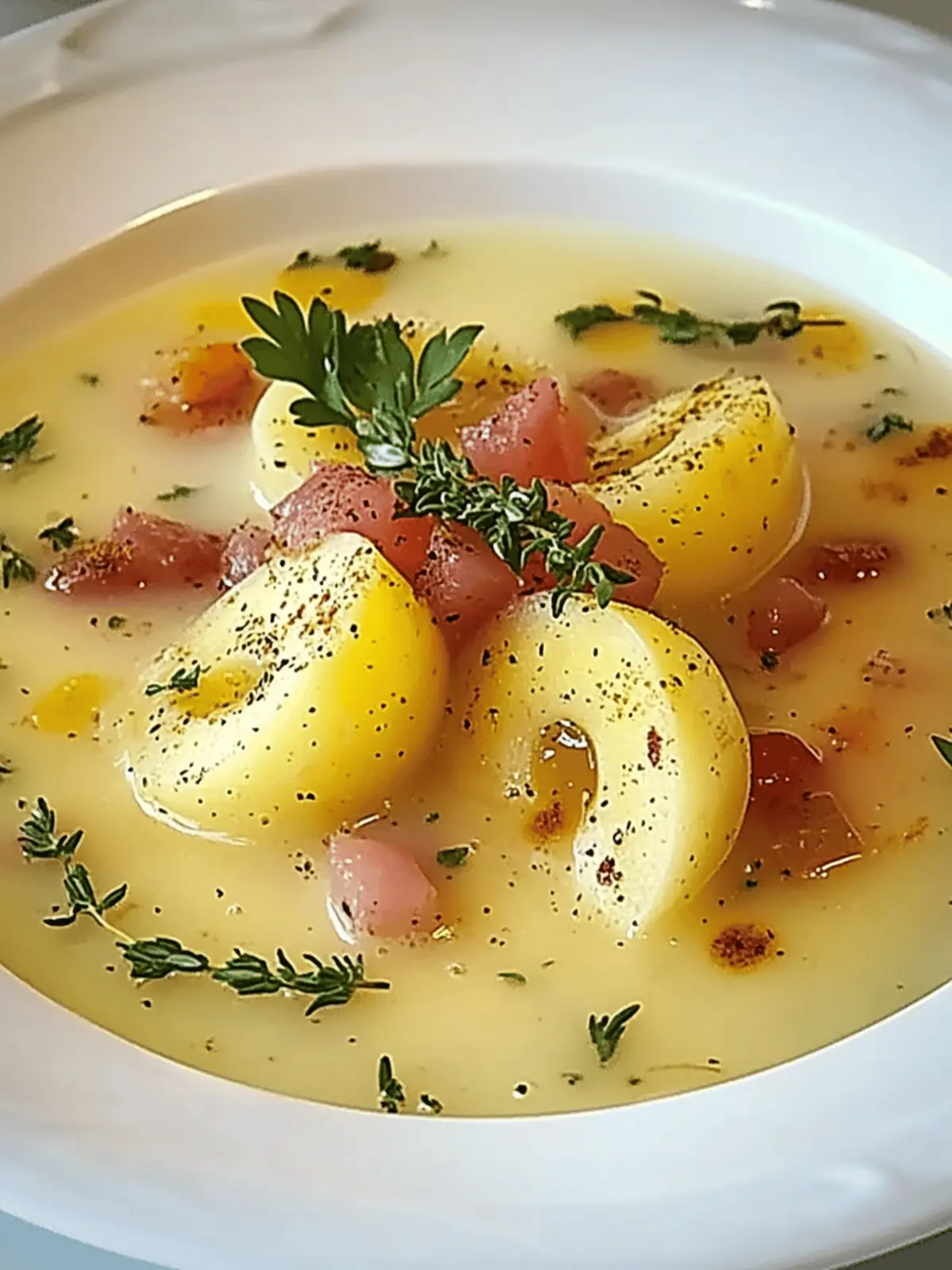 Kohlrabi Suppe Topf