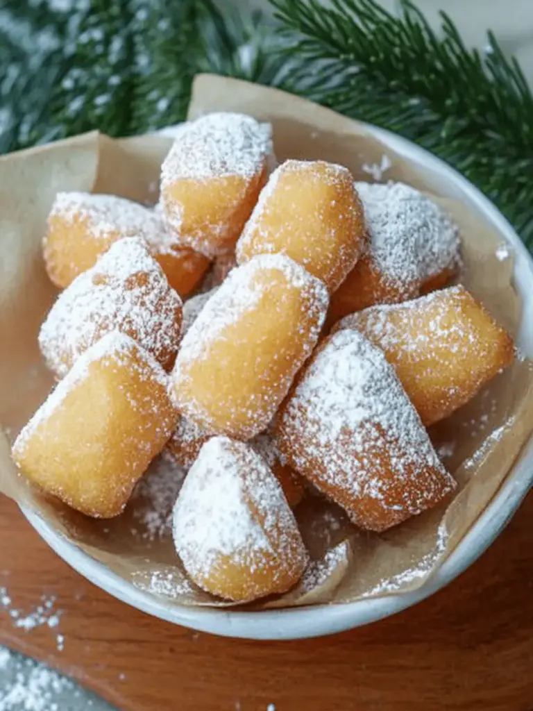 Teigkuchen wie man ihn auf dem Weihnachtsmarkt bekommt