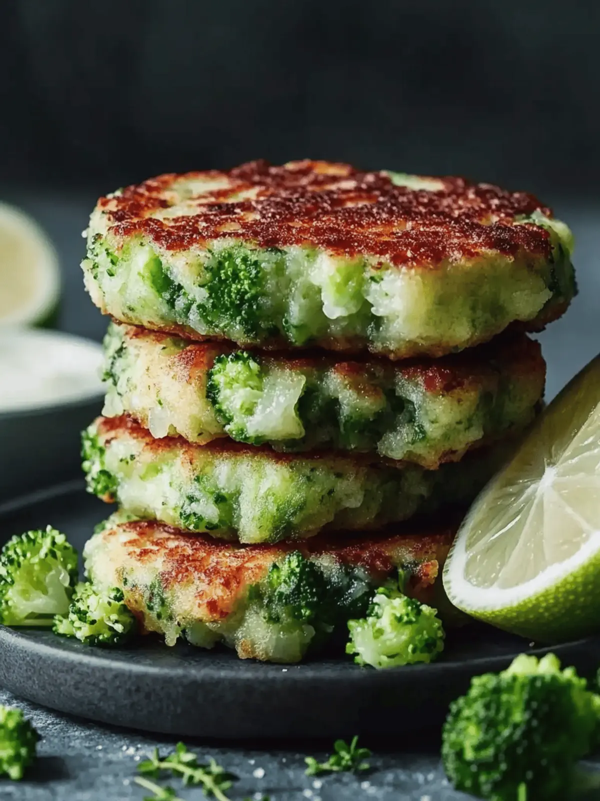 Vegane Brokkoli-Puffer