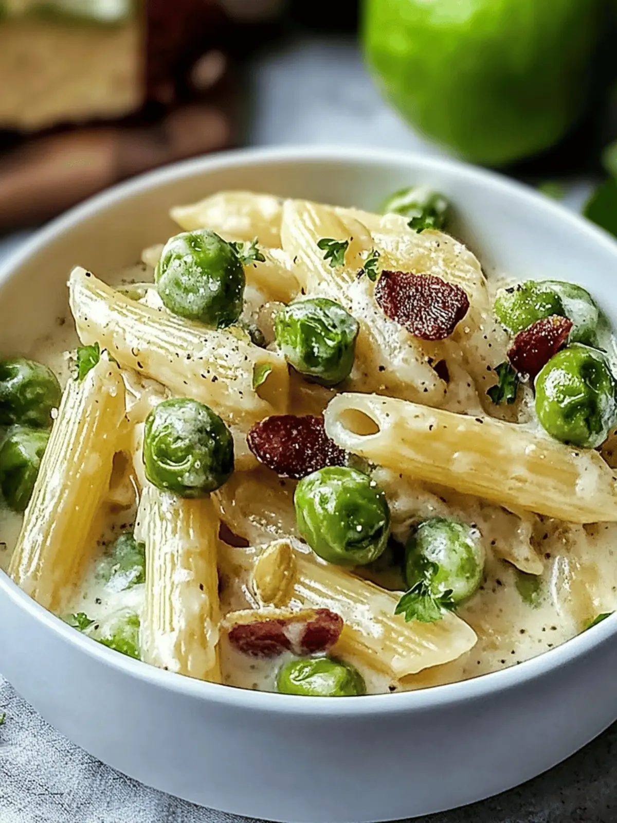 Rosenkohl Pasta mit Speck