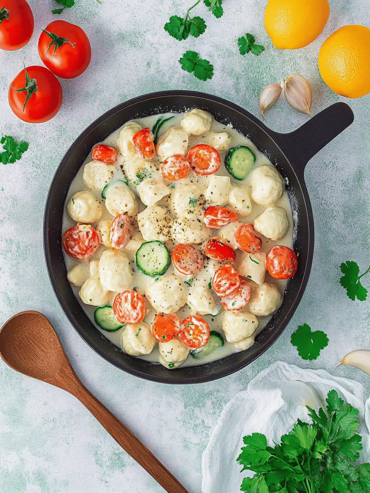 Gnocchi und Gemüse-Pfanne