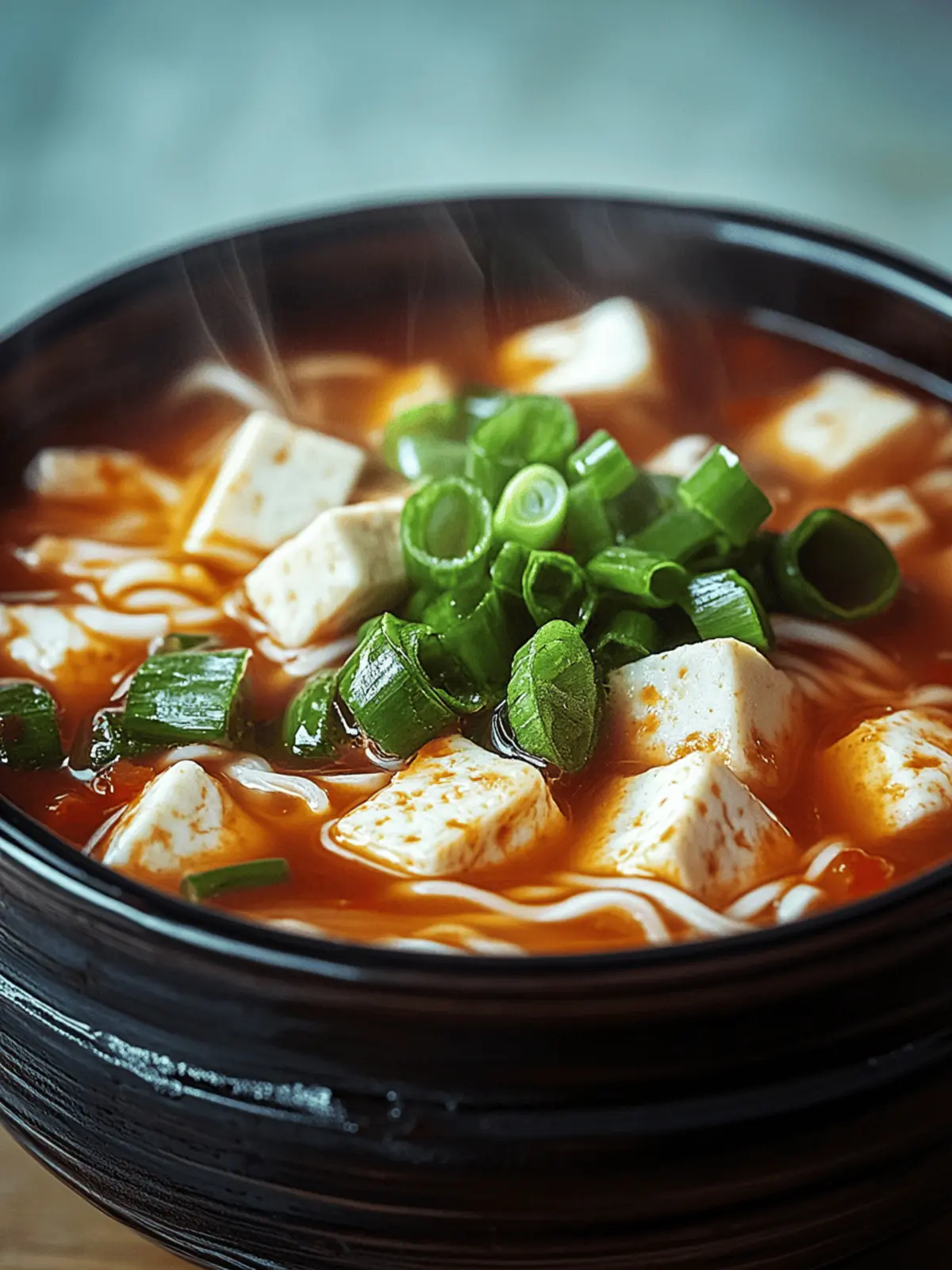 Wärmendes Kimchi Jjigae