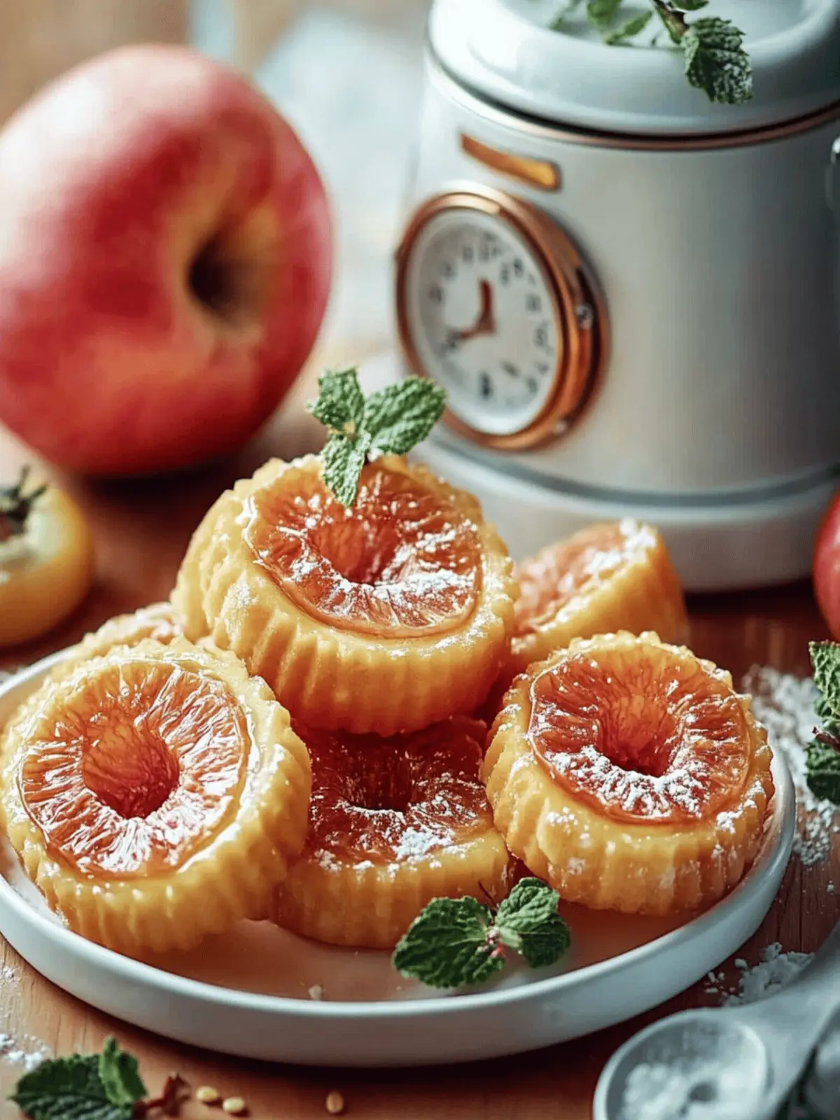 Airfryer Apfelringe mit Zimt